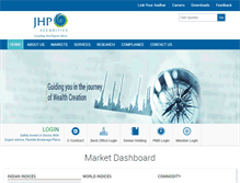 Tablet Screenshot of jhpsecurities.com